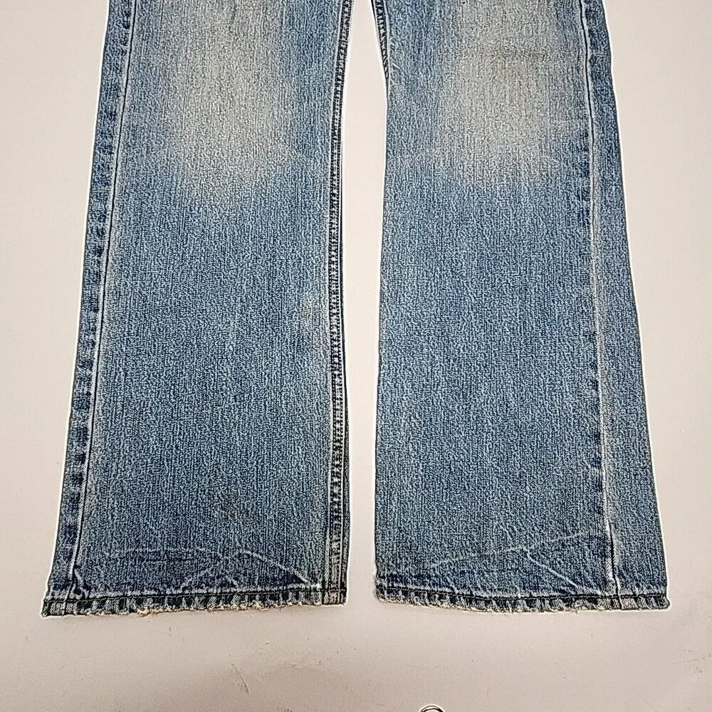 American Eagle Jeans Relaxed Men Sz 31 x 32 Cotton Light Wash Distressed Pants